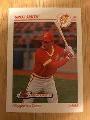 Greg Smith #20 Baseball Cards 1991 Impel Line Drive Prices