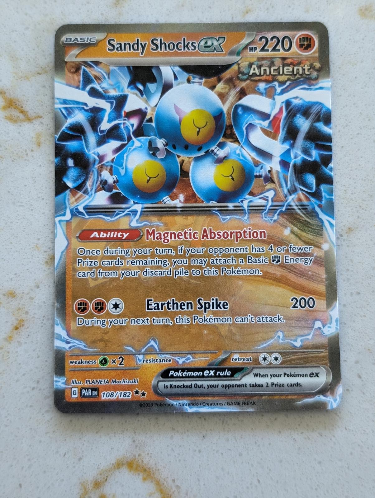 Sandy Shocks Ex Holo Ungraded Pokemon Paradox Rift 6440