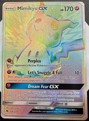 Photo Showing Texture | Mimikyu GX Pokemon Lost Thunder