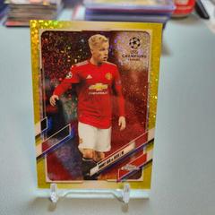 Donny Van de Beek [Yellow Mini Diamond] Soccer Cards 2020 Topps Chrome UEFA Champions League Prices