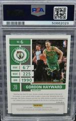 Gordon Hayward [Red] #6 Basketball Cards 2019 Panini Contenders Optic Prices