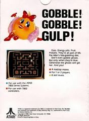 Back Cover | Ms. Pac-Man Atari 7800
