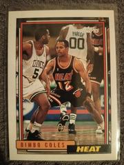 Bimbo Coles #"156" Basketball Cards 1992 Topps Prices