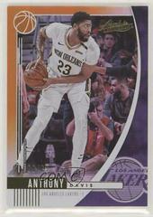 Anthony Davis [Orange] #30 Basketball Cards 2019 Panini Absolute Memorabilia Prices