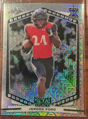 Jerome Ford [Silver Mojo] Football Cards 2022 Leaf Metal Draft Prices