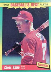 Chris Sabo Baseball Cards 1988 Fleer Baseball's Best Prices