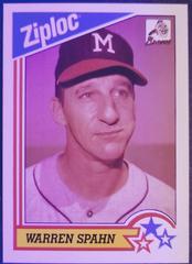 Warren Spahn #1 Baseball Cards 1992 Ziploc Prices