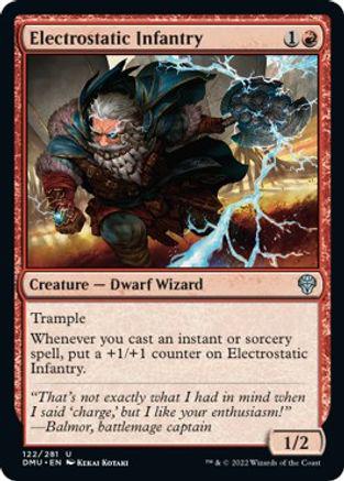 Electrostatic Infantry #122 Magic Dominaria United