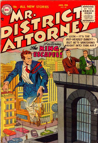 Mr. District Attorney #49 (1956) Comic Books Mr. District Attorney