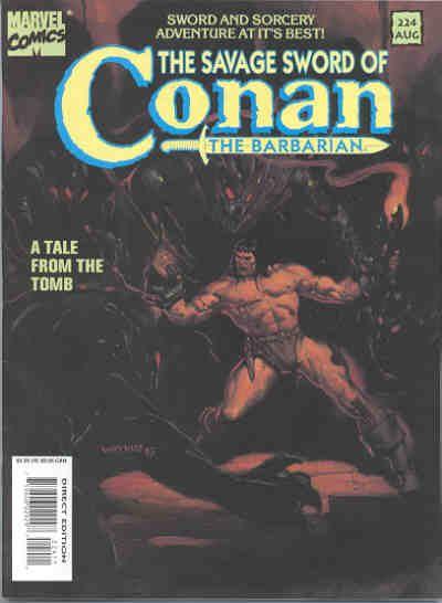 Savage Sword Of Conan The Barbarian #224 (1994) Prices | Savage Sword ...