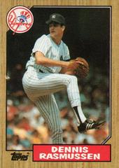 Dennis Rasmussen Baseball Cards 1987 Topps Prices