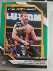 Sami Zayn [Green] Wrestling Cards 2022 Panini NXT WWE All Time Highlights Prices