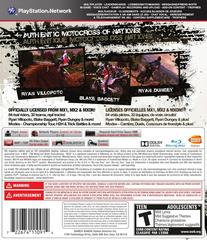Back Cover | MUD: FIM Motocross World Championship Playstation 3