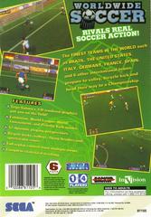 Back Cover | Worldwide Soccer Sega Saturn