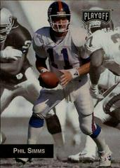 Phil Simms Football Cards 1993 Playoff Prices