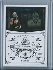Drew Brees #91 Football Cards 2010 Playoff National Treasures Prices