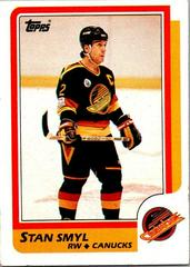 Stan Smyl #50 Hockey Cards 1986 Topps Prices
