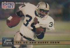 Barry Sanders, Bo Jackson [No Logo] Football Cards 1991 Pro Set Prices