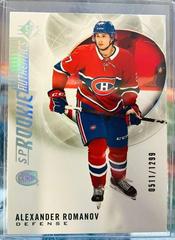 Alexander Romanov #119 Hockey Cards 2020 SP Prices