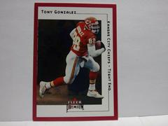 Tony Gonzalez [Star Ruby] Football Cards 2001 Fleer Premium Prices