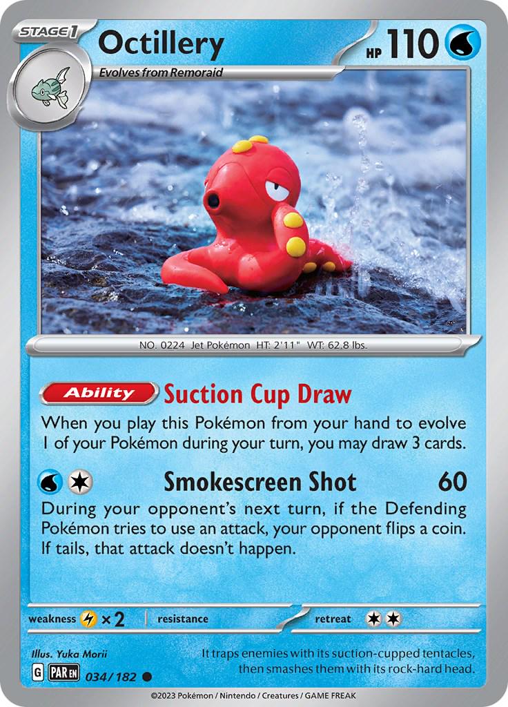 Octillery #34 Pokemon Paradox Rift