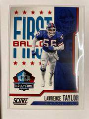 Lawrence Taylor Football Cards 2023 Panini Score First Ballot Prices