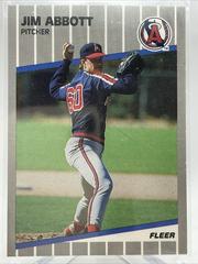 Jim Abbott Baseball Cards 1989 Fleer Update Prices