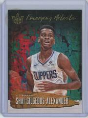 Shai Gilgeous Alexander #5 Basketball Cards 2018 Panini Court Kings Emerging Artists Prices