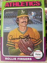 Rollie Fingers #OB-27 Baseball Cards 2024 Topps Heritage Oversized 1975 Box Loader Prices