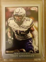 Troy Anderson [silver] Football Cards 2022 Sage Artistry Prices