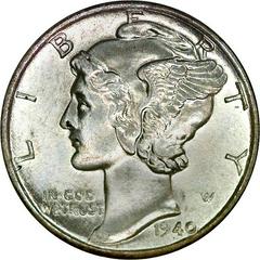 1940 Coins Mercury Dime Prices