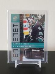 Martin Gerber Hockey Cards 2002 SP Authentic Prices