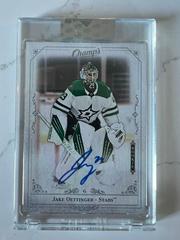 Jake Oettinger #C-JO Hockey Cards 2020 Upper Deck Clear Cut Champs Autographs Prices