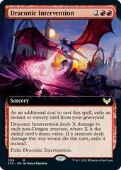 Draconic Intervention [Extended Art Foil] Magic Strixhaven School of Mages Prices