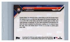 Back | Framber Valdez [Red] Baseball Cards 2023 Topps Now