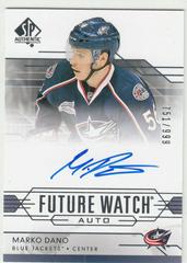 Marko Dano [Autograph] Hockey Cards 2014 SP Authentic Prices