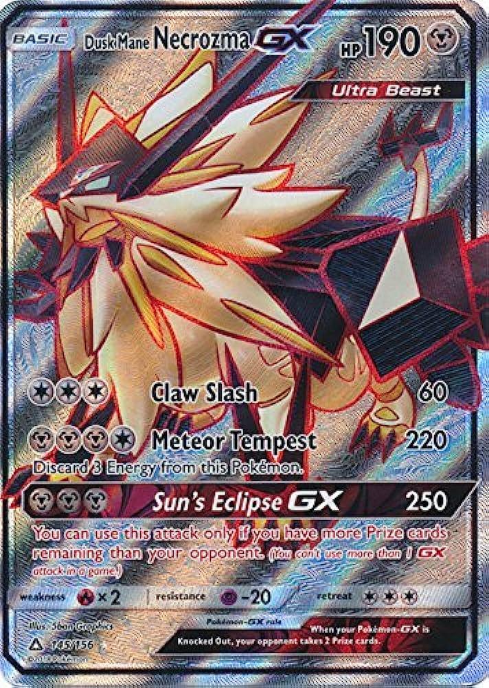 Dusk Mane Necrozma GX #145 Prices | Pokemon Ultra Prism | Pokemon Cards