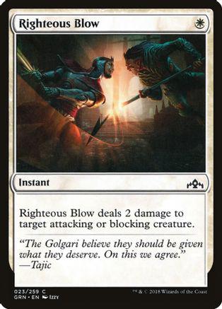 Righteous Blow Magic Guilds of Ravnica