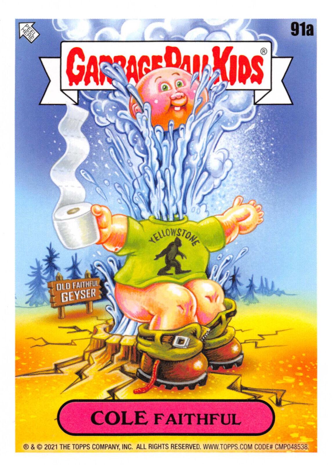 COLE Faithful #91a Garbage Pail Kids Go on Vacation