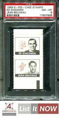 Jean Beliveau, Ed Giacomin Hockey Cards 1969 O-Pee-Chee Stamps Prices