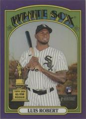 Luis Robert [Chrome] #33 Baseball Cards 2021 Topps Heritage Prices