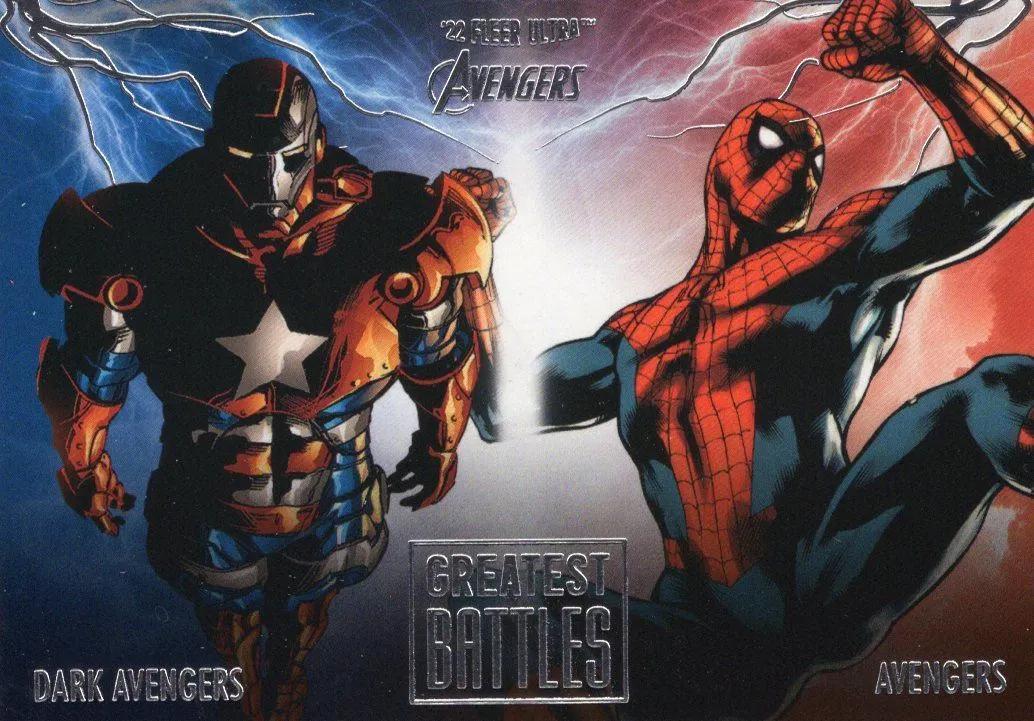 Dark Avengers vs The Avengers #EB-9 Marvel 2022 Ultra Avengers Greatest Battles