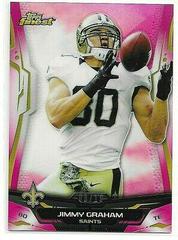 Jimmy Graham [Pink Refractor] #5 Football Cards 2014 Topps Finest Prices