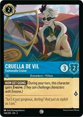 Cruella De Vil - Fashionable Cruiser #144 Lorcana Rise of the Floodborn Prices