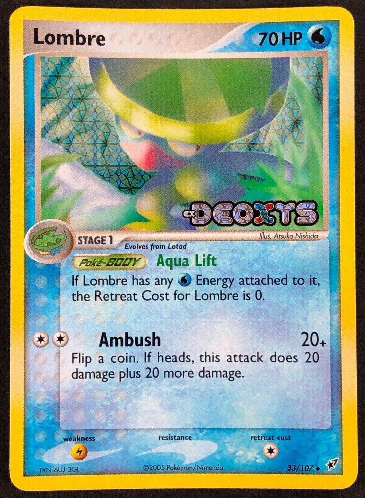 Lombre [Reverse Holo] 33 Prices Pokemon Deoxys Pokemon Cards