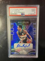 Alex English [Blue Shimmer] Basketball Cards 2019 Panini Prizm Signatures Prices