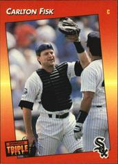 Carlton Fisk Baseball Cards 1992 Panini Donruss Triple Play Prices