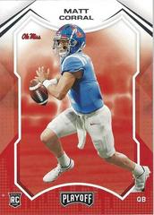Matt Corral [Red] #3 Football Cards 2022 Panini Chronicles Draft Picks Playoff Prices