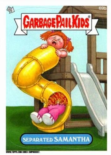 Separated SAMANTHA #69b 2013 Garbage Pail Kids