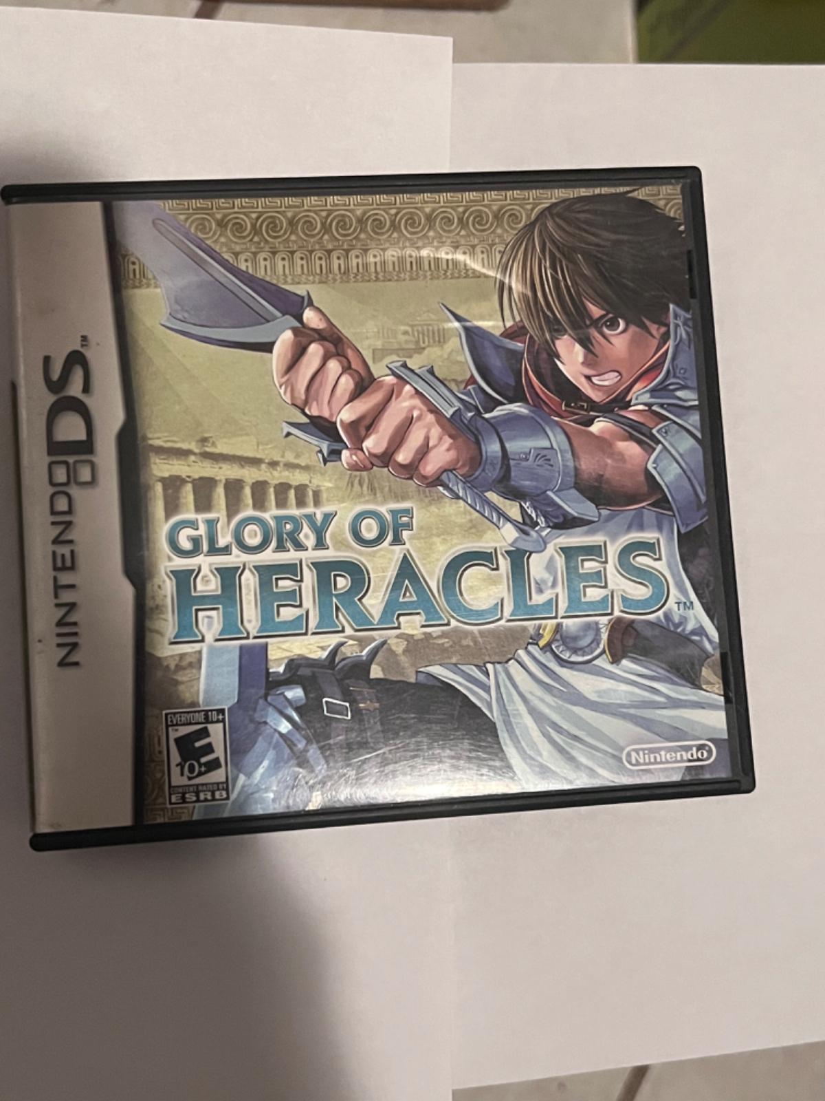 Glory of Heracles | Item, Box, and Manual | Nintendo DS